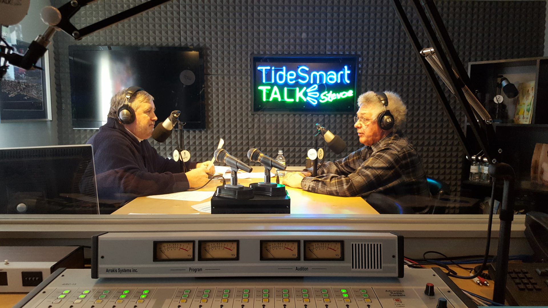 Host of TideSmart Talk with Stevoe, Steve Woods, welcomed Chris Sauer, Co-Founder & CEO of Ocean Renewable Power Company (at right).